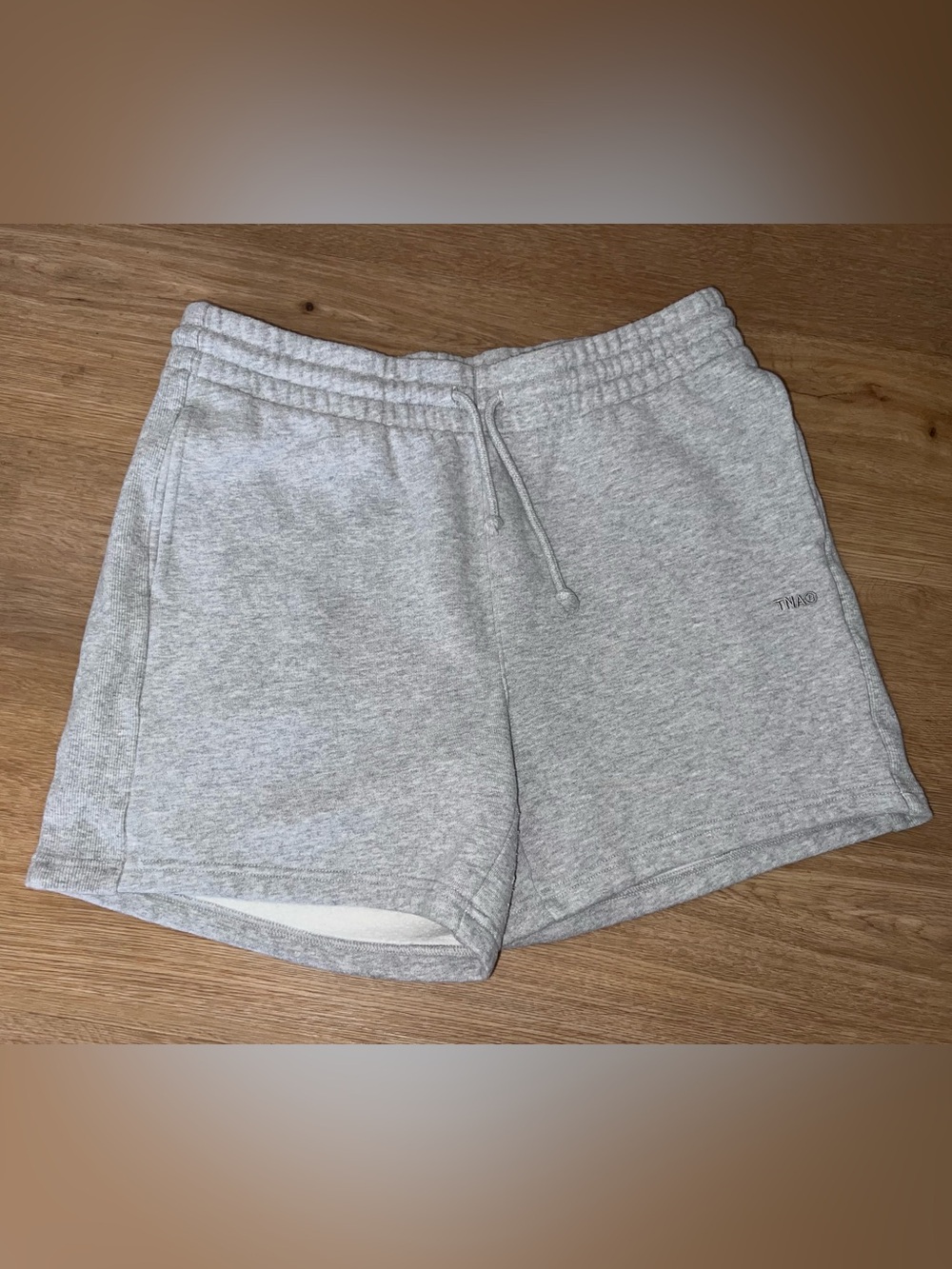Women's Gray Drawstring Sweat Shorts